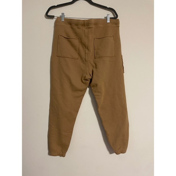 Frank & Eileen Women's Sweatpants Size M Tan Drawstring Joggers Relaxed Fit - Picture 2 of 3